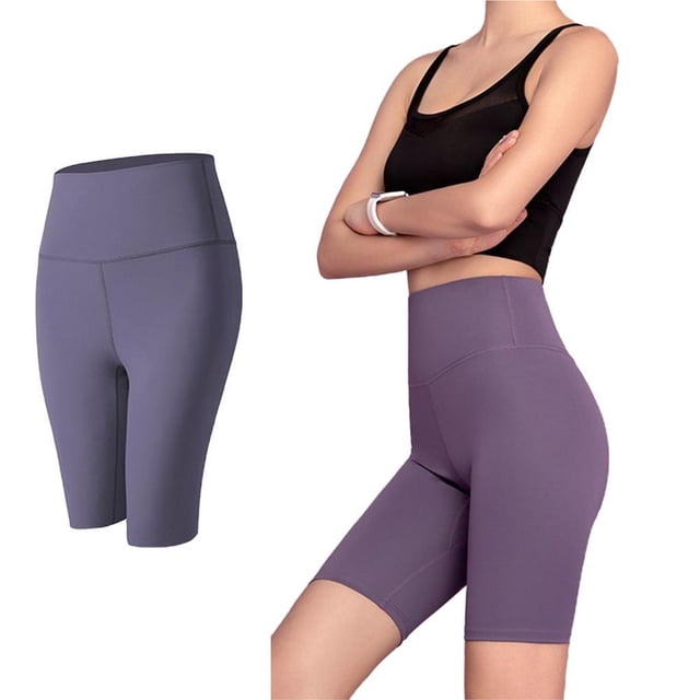 Sonducket Women Sport Shorts Professional Fitness Workout High Color Accessory Solid Legging Cycling Clothing Short Waist Ladies Ciclismo No.22