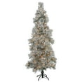 thumbnail image 1 of Vickerman Flocked Stone Pre-lit Christmas Tree, 1 of 1