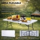 thumbnail image 5 of Mesa Plegable 1.80cm Portátil Tipo Banquete Jardin Blanca, 5 of 8