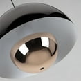 thumbnail image 7 of FSLiving Juno Adjustable Height Track Pendnat Light J-Type Retractable Lift Pendnat Light with Modern Al & Glass Shade Indoor Adjustable Track Light Fixture for Living Room,Black Pearl - 3 Lights, 7 of 7