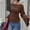 Coffee, variant on Women's Elegant Boat Neck Ribbed Knit Top – Flare Sleeve Slim Fit Ruched Waist Casual Solid Color Basic Blouse Black,XXL