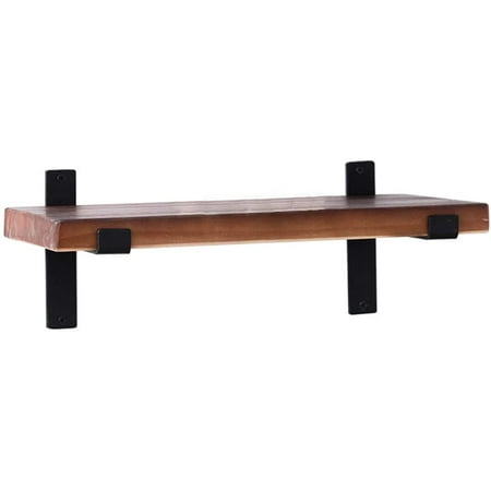 Solid Wood Wall Shelf Mounted Wrought Iron Black Brackets Floating Shelves For Pine Rustic Display Bathroom Kitchen Bedroom Living Room Office Canada - Long Wall Shelf With Brackets Solid Wood Wall Shelf Mounted Wrought Iron Black Brackets Floating Shelves For Pine Rustic Display Bathroom Kitchen Bedroom Living Room Office Canada - Long Wall Shelf With Brackets