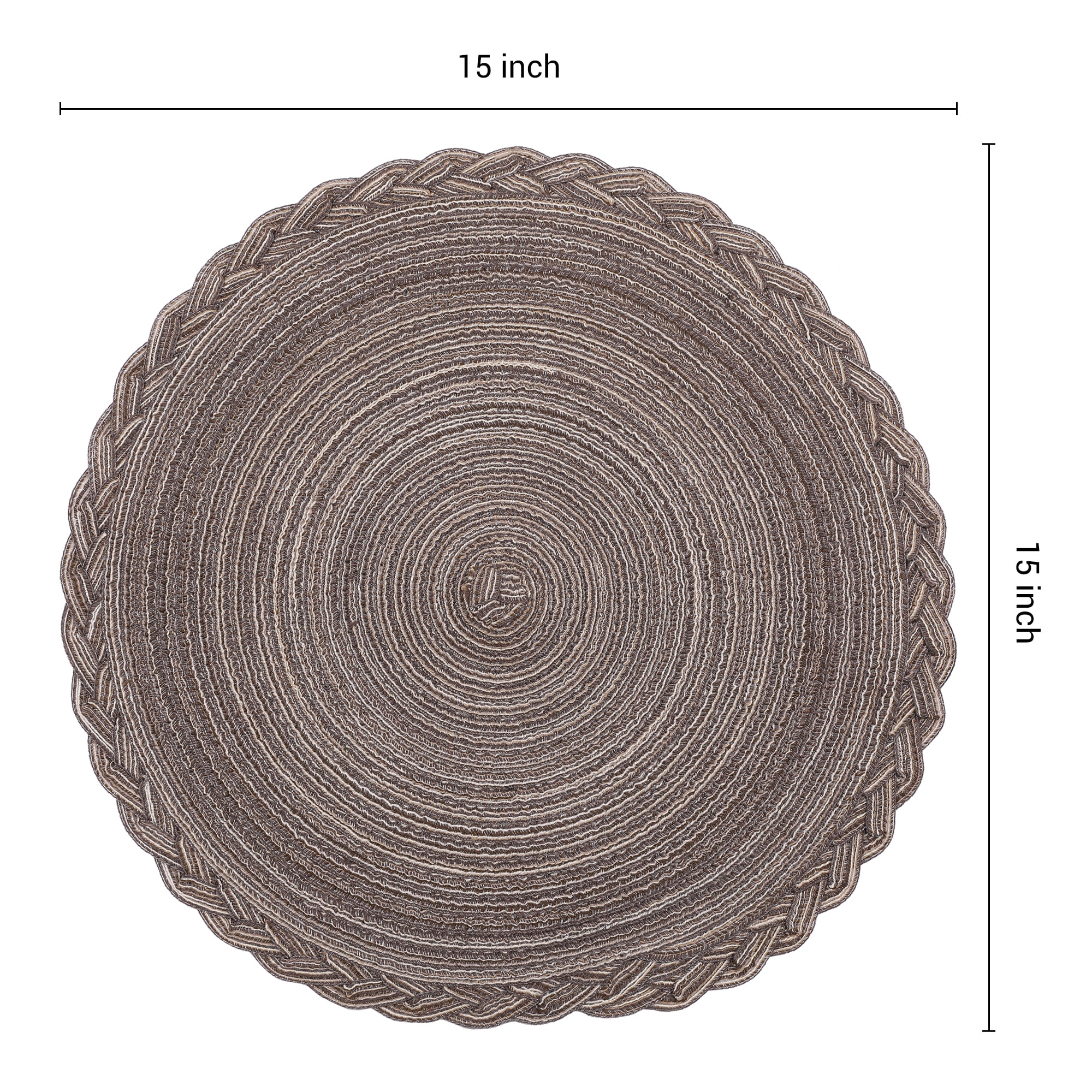 Unique Bargains Rustic Placemats Set of 6 Placemats Kitchen Table Mat Coffee