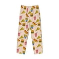 thumbnail image 4 of Xecao Hamburger Pizza Coke Men's Straight Lounge Pajama Pants: The Ultimate in Comfortable Sleepwear, 4 of 9