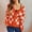 Orange(New), variant on PNTUTB Women's Fashion Checkered Knit Cardigan Sweater Casual Long Sleeve Button Pockets Fall Loose Outwear