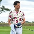 thumbnail image 3 of Polo Shirts for Men, Onion leaf Cuteness Casual Mens Polo Shirts Short Sleeve Button Down Classic Mens Golf Polo Shirts, 3 of 7
