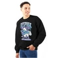 thumbnail image 3 of The Smurfs Kanji Respect the Hustle Sweatshirt for Men or Women Brisco Brands M, 3 of 6