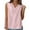 Red, variant on Women's V-Neck Loose Sleeveless Blouse Polyester Material, Solid Pattern, Suitable for Summer, Sizes S XXXXXL