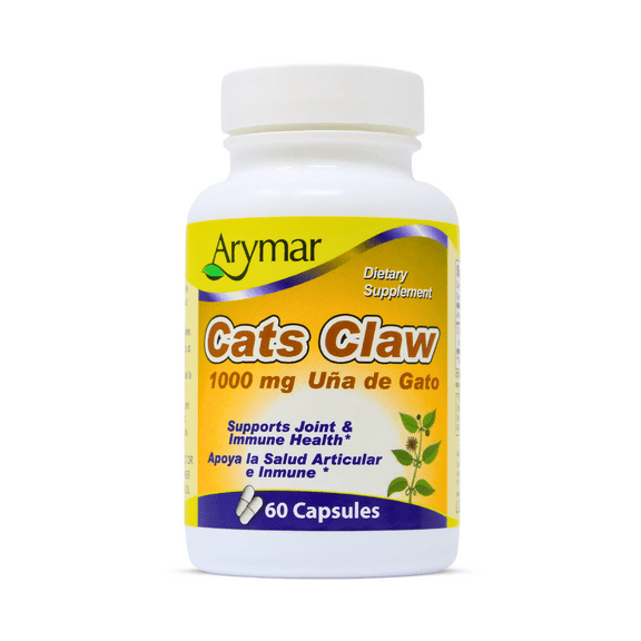 ARYMAR Cat's Claw 1000mg Dietary Supplement - Joint & Immune Support 60 Caps