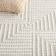 thumbnail image 6 of SAFAVIEH Natura Lucina Geometric Runner Rug, Ivory, 2'3" x 8', 6 of 10