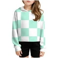 thumbnail image 2 of Hoodies for Boys Size 8-10 Girls Hoodie Trendy Preppy Youth Oversized Waffle Kids Hooded Sweatshirt Long Sleeve Shirt Cute Teen Girl Clothes, 2 of 4