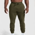 thumbnail image 3 of Casual Pants for Men - Comfortable Breathable Sweatpants with Pockets and Elastic Waistband for Daily Wear, 3 of 8