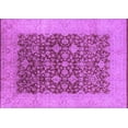 thumbnail image 1 of Ahgly Company Indoor Rectangle Oriental Purple Industrial Area Rugs, 2' x 3', 1 of 4
