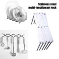 thumbnail image 3 of VALINK Adjustable Steaming Rack Tools Stainless Steel Multifunction Pot Pan Lid Rack, 3 of 6
