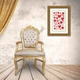 thumbnail image 3 of Aesthete 11x14 Gold Ornate Wood Framed with Double Matting Museum Art Print Titled - Hearts, 3 of 4