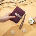 thumbnail image 3 of Wallets for Women Rfid Small Compact Bifold Short Wallet,Ladies Wristlet Zipper Coin Purse Purple, 3 of 5