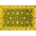 thumbnail image 1 of Ahgly Company Indoor Rectangle Oriental Yellow Traditional Area Rugs, 5' x 7', 1 of 4