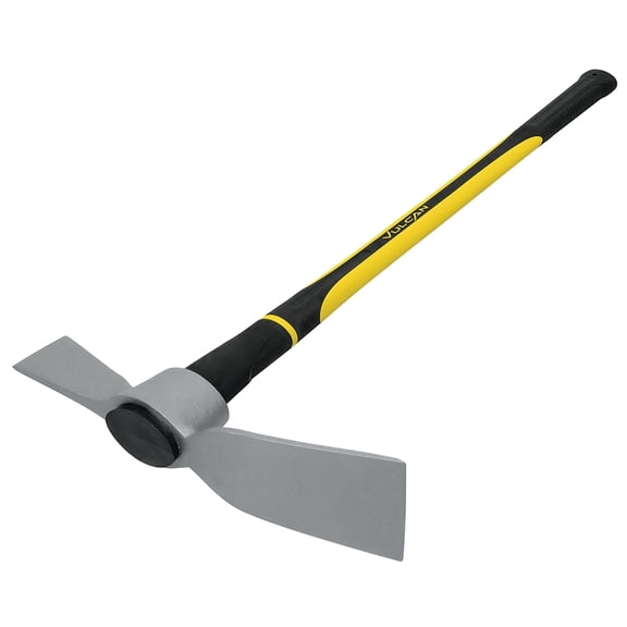 Truper Cutter Mattock Pick Axe - Pickaxe 5 Lb Steelhead with 36-Inch Fiberglass Handle - Pick Axes for Digging - 31638