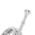 thumbnail image 4 of pitrice Brass Cavalry Trumpet Bugle Music Instrument Intellectual Developmental Early Learning Toy Portable Vocal Toys Horn for Scouting Beginners Adults Silver, 4 of 9
