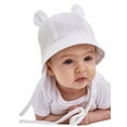Summer Baby Bucket Hat Double-sided Beach Sun Hats Breathable Cartoon