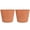 Terra Cotta, variant on GreenShip 15 inch Large Planters, Set of 2 Relief Planters - Recycled Resin & Stone Composite Flower Pots - Weather Resistant Lightweight Garden Pots for Indoor Outdoor Plants