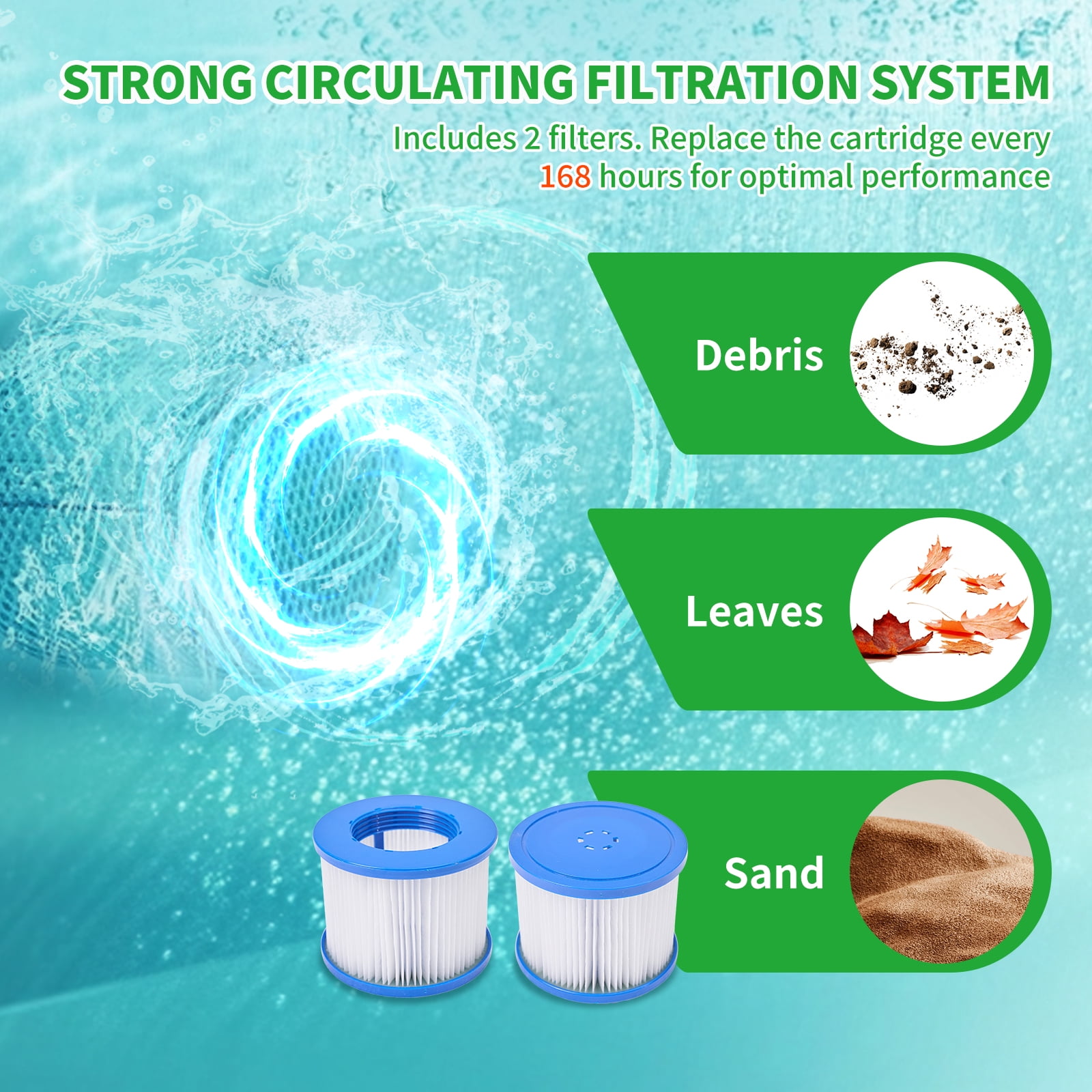 MOPHOTO 4-6 Person Inflatable Hot Tub,Portable Large Octagonal Hottub with 130 Bubble Jets,Outdoor Spa Set Included Heater Pump, Filter and Spa Cover(77"*77"*25")