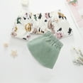 thumbnail image 3 of Lovebay Kids Girls Summer Outfits Floral Off Shoulder Tops+Ruffles A-Line Belt Skirts 1-6T, 3 of 12