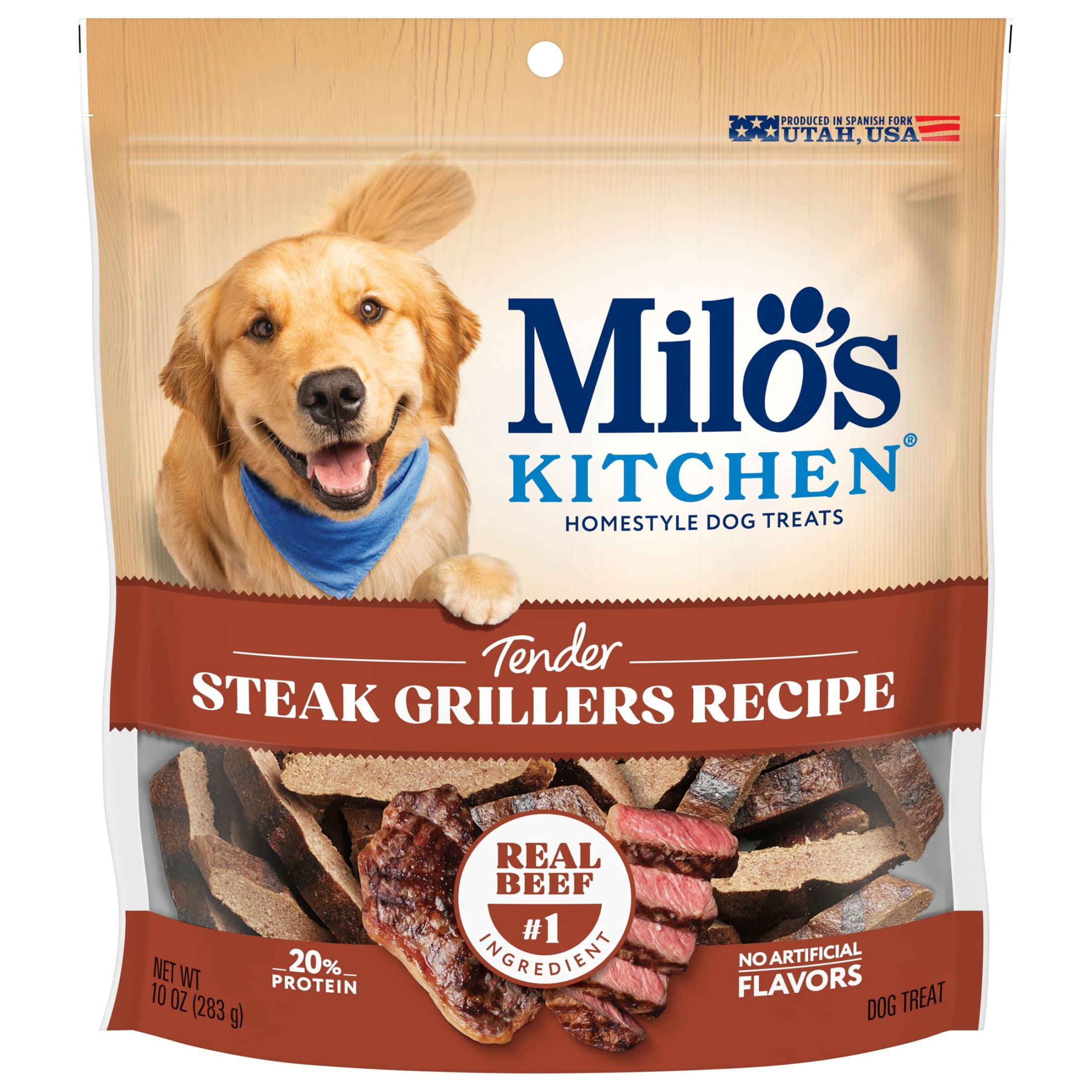 Milo's Kitchen Homestyle Chicken Meatballs Dog Treats, High