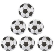 Uxcell 6Pcs 12in Soccer Paper Lantern, White Black