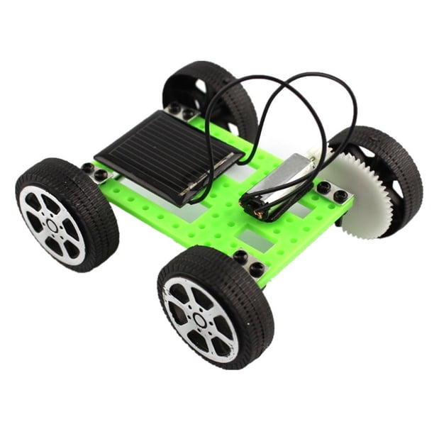 1 juego de minijuguete con energía solar para hacer uno mismo, kit de construcción para niños, dispositivo educativo, pasatiempo, divertido juego de mesa con piezas de construcción para niños de 4 a