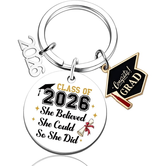 2026 Graduation Gifts for Her Class Of 2026 Keychain College Graduation Gifts for Women Girl High School Masters Degree Graduate Gift for Her University Senior Graduations Gift
