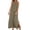 Army Green, variant on Women’s Sleeveless Spaghetti Strap Maxi Dress Loose Casual Vacation Beach Long Dress with Side Slit