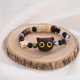 thumbnail image 4 of Pulseras para mujer, regalos para mujer, pulsera de cuentas tonta y linda, pulsera exquisita para novias de minorías femeninas, pulsera de cerámica para parejas linda y versátil, pulsera de madera, 4 of 5