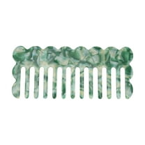 Unique Bargains 1 Pc Marble Pattern Hair Comb Acetate Sheet Green