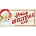 thumbnail image 2 of Marrott, Stephanie 18x11 Gold Ornate Wood Framed with Double Matting Museum Art Print Titled - Merry Christmas Chalk, 2 of 4