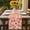 Pink, variant on Yellow Flowers Table Runner - 90 Inch Long, Kitchen Dining Table Runner Dresser Scarves, Rustic Floral Leaves Garden Country Farmhouse Decor for Coffee Tables Wedding Party Banquet