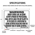 thumbnail image 2 of ILLINOIS Equine Sign activity liability warning statute horse farm barn stable, 2 of 4