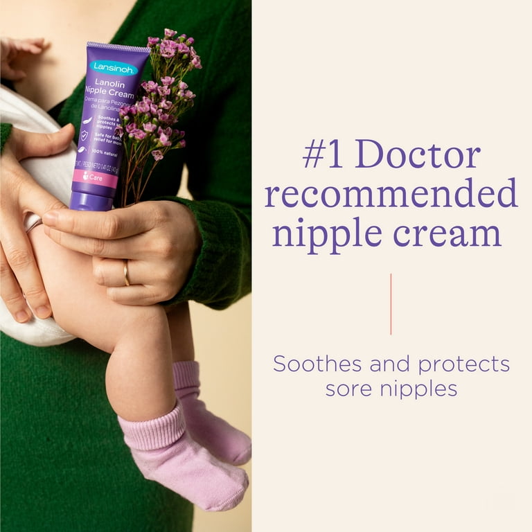 2- Lansinoh Lanolin Nipple Cream - 1.41 Oz. - Soothes sore Nipples, Chapped  Lips 44677100304