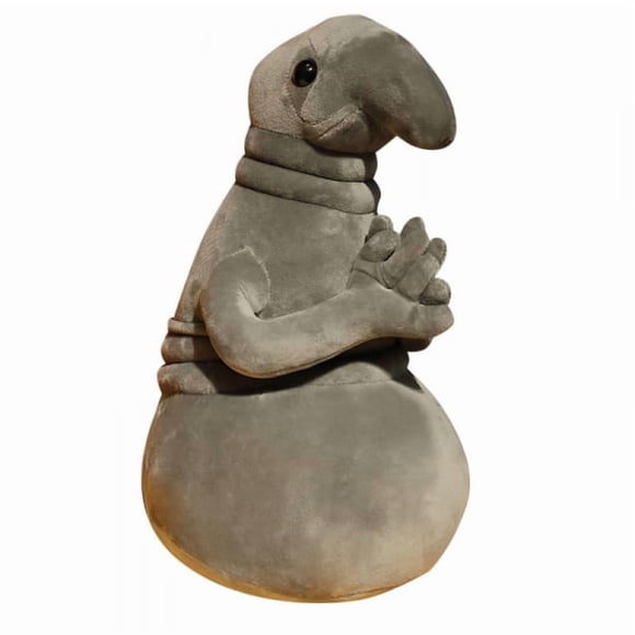 Vercico Zhdun Meme Plyschleksaker Väntande Staty Tubby Grå Blob Plyschleksak Mjuk Stoppad Docka Homunculus Loxodontus Kreativ Fin 30 cm Lång_SäRskild