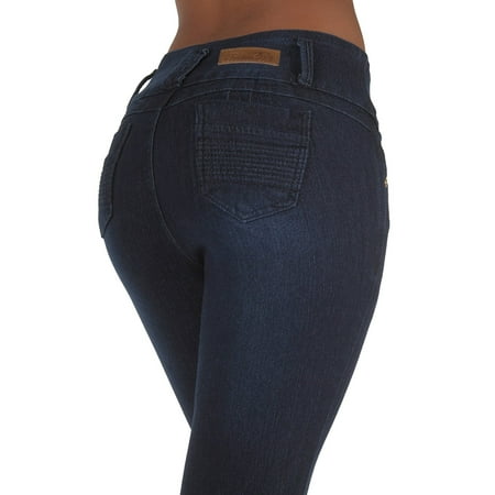 boot leg high waist jeans