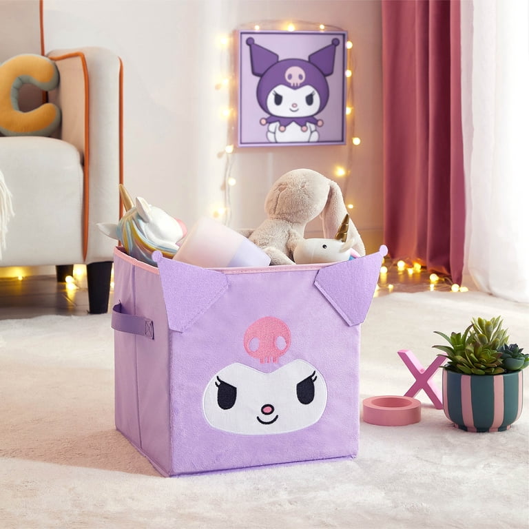 Kuromi Micromink Figural Storage Cube - Walmart.com