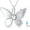 Butterfly, variant on Animal Urn Necklace 925 Sterling Silver Cremation Ashes Jewelry for Anniversary Birthday Christmas Gifts Men Women