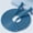 .Blue+Blue, variant on WEIKE 2pcs Speed jumping rope with handle, lightweight jumping rope, adult fat burning fitness jumping rope