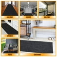 thumbnail image 5 of Ottomanson Extra Long Hallway Runner Non-Slip 3x50 Indoor Utility Rug, 2'7" x 50', Black, 5 of 9