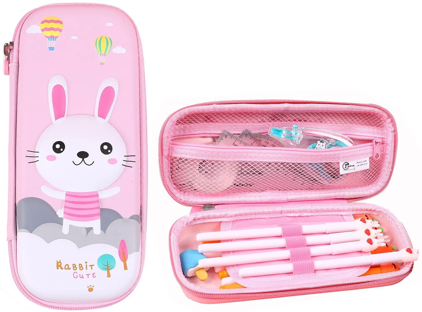Cartoon Pen Bag Cute Kawaii Biscuit School Pencil Case Stationery Pouch Box 