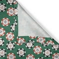 thumbnail image 5 of Ambesonne Green Black Grommet Curtain, Chips Pirate, 50" x 72", Jade Green Red, 5 of 6