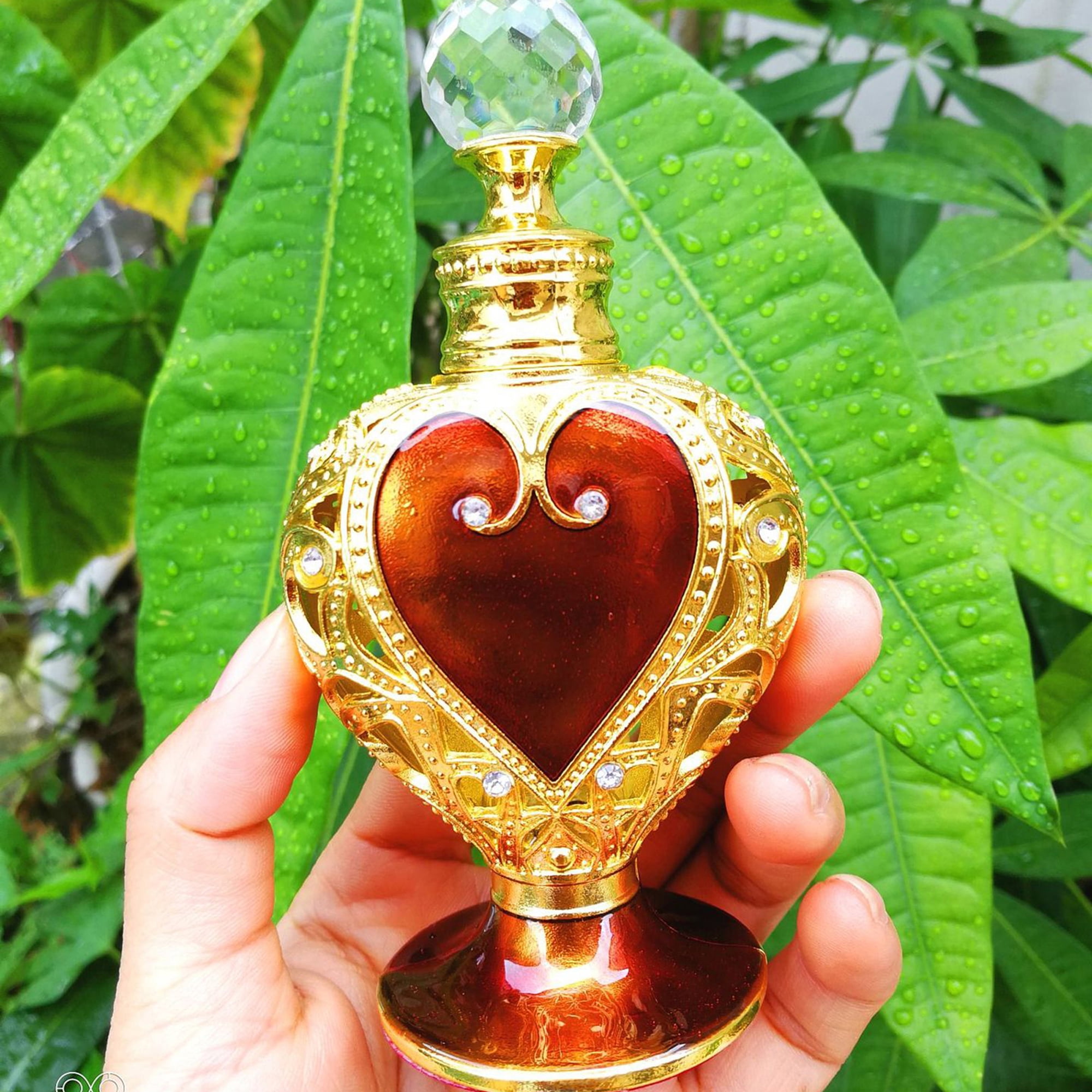 Perfume Bottle, Vintage Perfume Bottles with Heart Design with Decorative  Jewelry for Perfume 