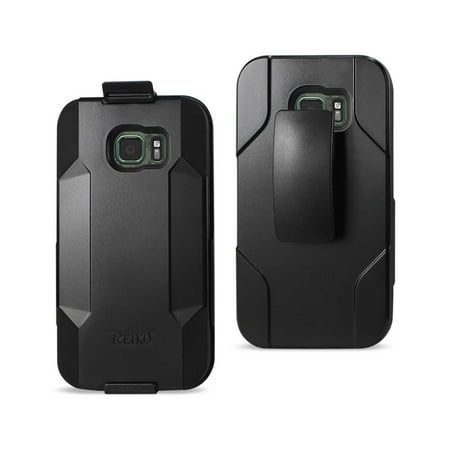 Samsung Galaxy S7 Active Hybrid Heavy Duty Holster Combo Case In Black