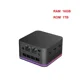 thumbnail image 3 of Mini PC pequeña T9 Plus de cuatro núcleos con Windows 11, CPU Intel N150/N100, LPDDR5 de 16 GB, SSD de 256/512 GB/1 TB, LAN dual de 1000 M, NUC de tres HD, 3 of 5
