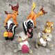 thumbnail image 3 of 7pcs Cartoon Bambi Deer Toys Pvc Action Figures Rabbit Figurine Squirrel Model Anime Dolls Gifts For Kids, 3 of 5